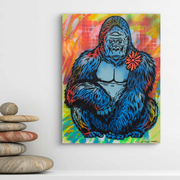 Gorilla is for Peace (Original Painting)