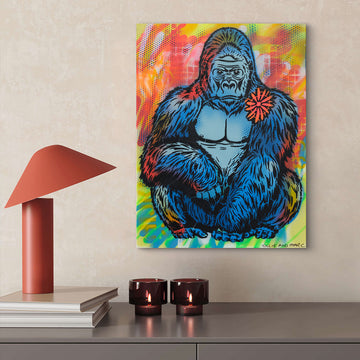 Gorilla is for Peace (Original Painting)