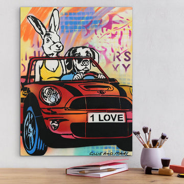 Hand in Hand Through Eternity (Original Painting)