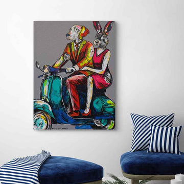 Happiness Is Riding (Original Painting)