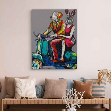 Happiness Is Riding (Original Painting)