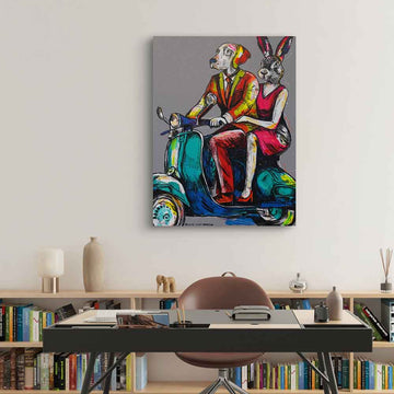 Happiness Is Riding (Original Painting)