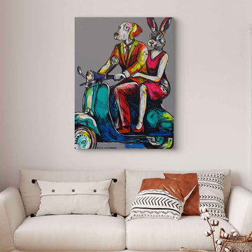 Happiness Is Riding (Original Painting)