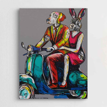 Happiness Is Riding (Original Painting)