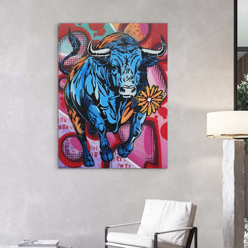 Happy Bull (Original Painting)