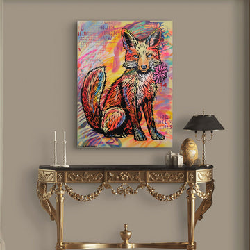 He Was a Foxy Fox (Original Painting)