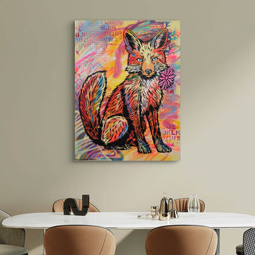 He Was a Foxy Fox (Original Painting)