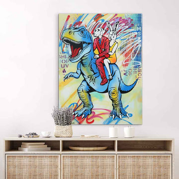 He Was Big and Blue (Original Painting)