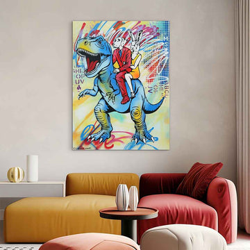 He Was Big and Blue (Original Painting)