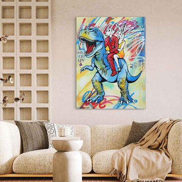 He Was Big and Blue (Original Painting)