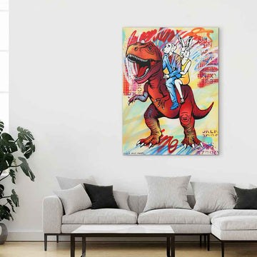 He Was Big and Red (Original Painting)