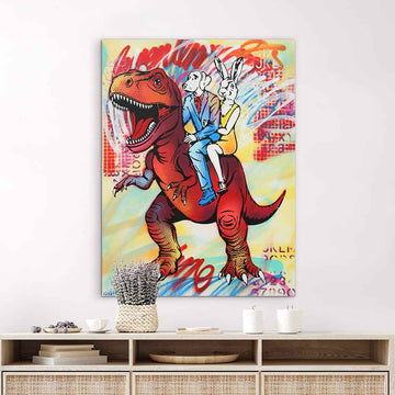 He Was Big and Red (Original Painting)