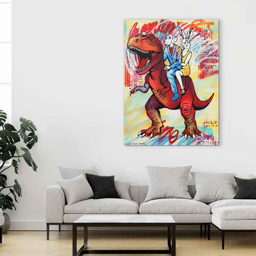 He Was Big and Red (Original Painting)