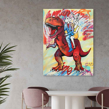 He Was Big and Red (Original Painting)