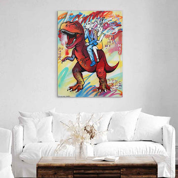 He Was From Another World (Original Painting)