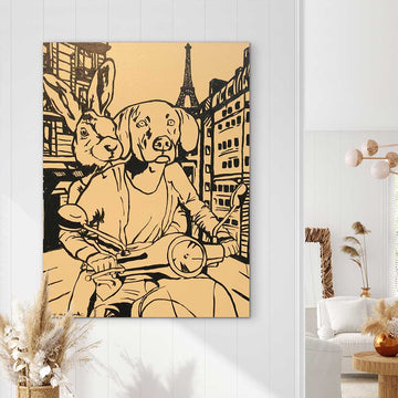 Hopeful in Paris (Original Painting)
