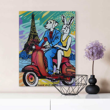 I Found Love In Paris (Original Painting)