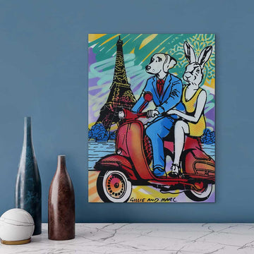 I Found Love In Paris (Original Painting)