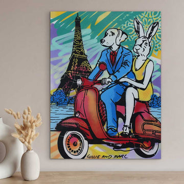 I Found Love In Paris (Original Painting)