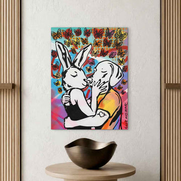 I will always Kiss you back (Original Painting)