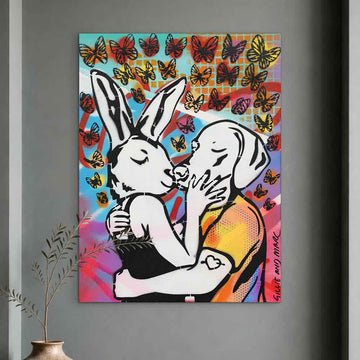 I will always Kiss you back (Original Painting)