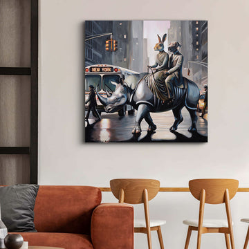 In Love in New York (Original Painting)