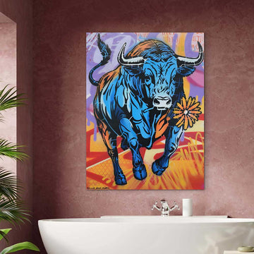 Inspirational Bull (Original Painting)