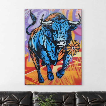 Inspirational Bull (Original Painting)