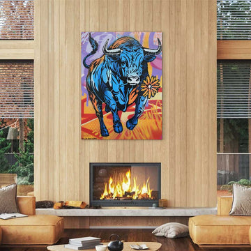 Inspirational Bull (Original Painting)