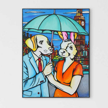 It Was Raining Love (Original Painting)