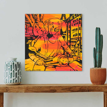 It Was a Day They Would Live Over and Over (Original Painting)