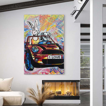 It Was a Non-Stop Ride All the Way (Original Painting)