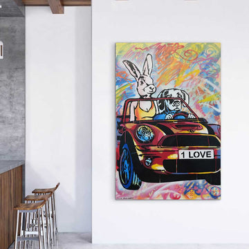 It Was a Non-Stop Ride All the Way (Original Painting)