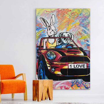 It Was a Non-Stop Ride All the Way (Original Painting)