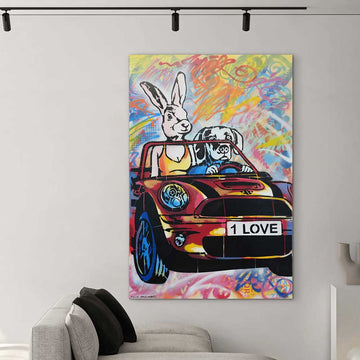 It Was a Non-Stop Ride All the Way (Original Painting)