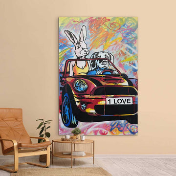 It Was a Non-Stop Ride All the Way (Original Painting)