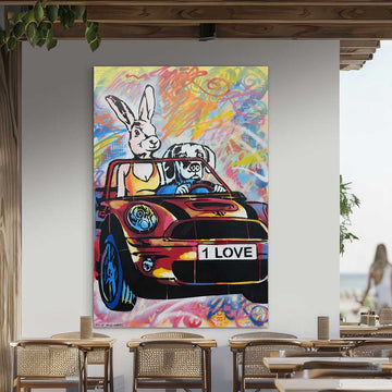 It Was a Non-Stop Ride All the Way (Original Painting)