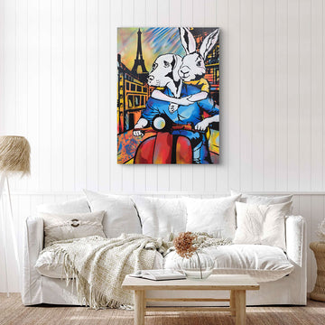 It Was a Holiday in Paris (Original Painting)