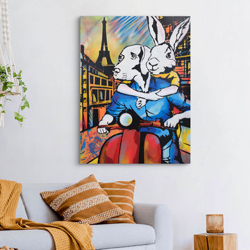 It Was a Holiday in Paris (Original Painting)