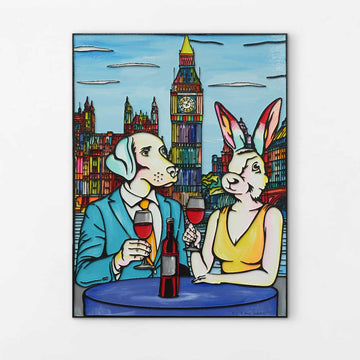 It’s Wine O’Clock (Original Painting)