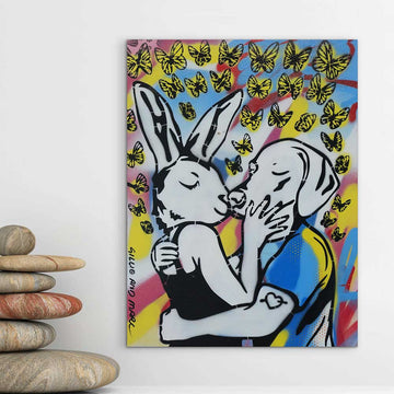 Kiss Me Again (Original Painting)