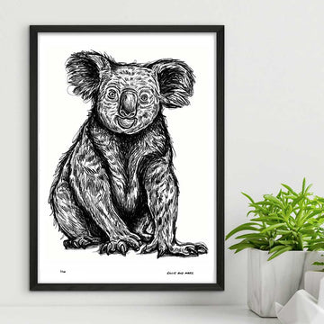 Koala Lives Forever (Giclee Canvas Print)