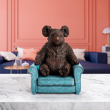 Koala Was Invited to Stay (Bronze Sculpture, Small)