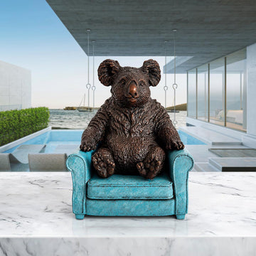 Koala Was Invited to Stay (Bronze Sculpture, Small)