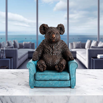 Koala Was Invited to Stay (Bronze Sculpture, Small)