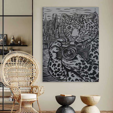 Leopard In New York (Original Painting)