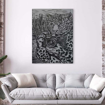 Leopard In New York (Original Painting)