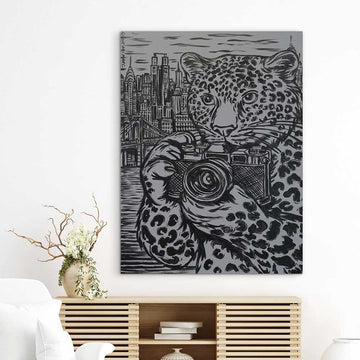 Leopard In New York (Original Painting)