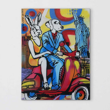 Liberty And Love (Original Painting)
