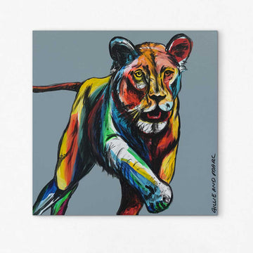 Lioness At Night (Original Painting)